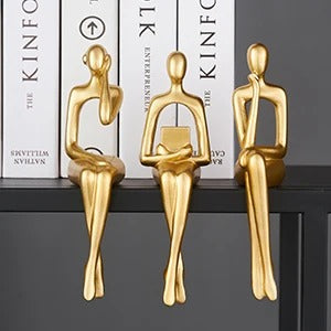 Modern decorative figurines for shelves and tables