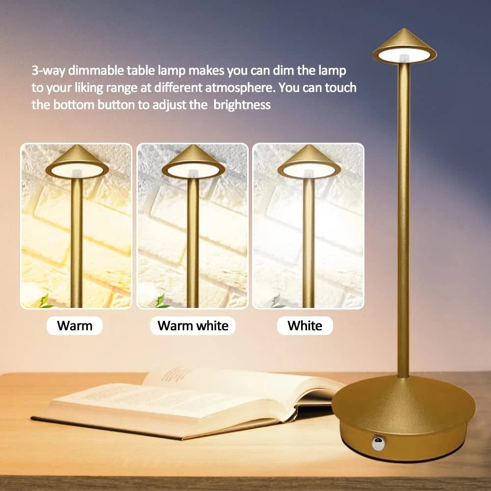 Stylish Indoor Lamp - Warm Light with Dimming Function for Living and Sleeping Areas