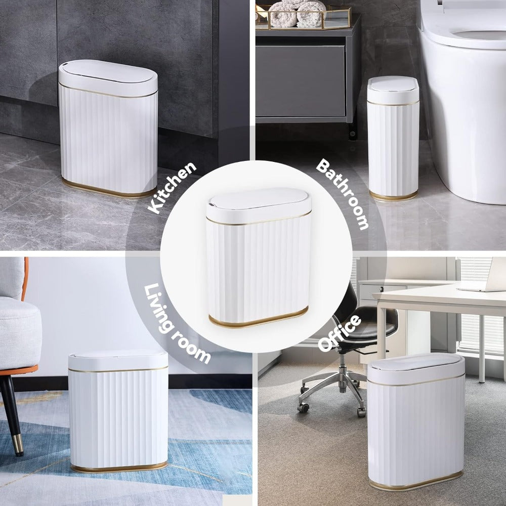 Waterproof Automatic Trash Can for Bathroom (9L)